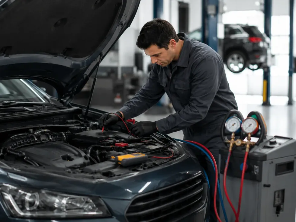 Reparación del sistema eléctrico y aire acondicionado de auto en Surco