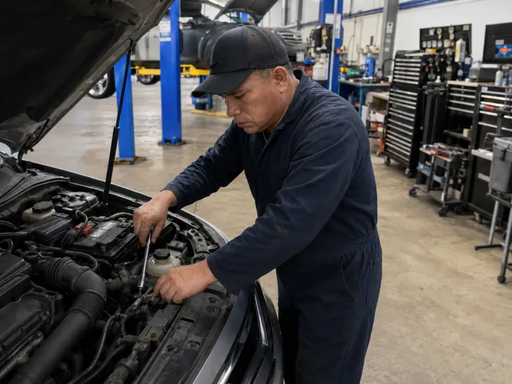 Zona de trabajo de Luchito Motors